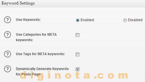 Establecimiento Todo en uno SEO Keyword