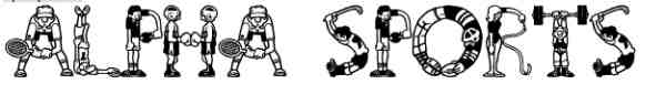 Alpha Sports Font 0034 600x88 40 Beautiful Decorative Free Fonts for Designers