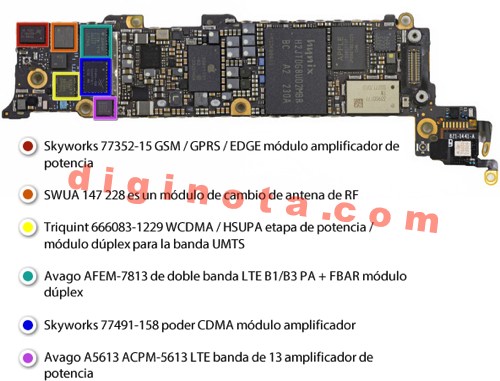 Desarmar y reparar un iPhone 5 paso a paso foto-Tutorial 234