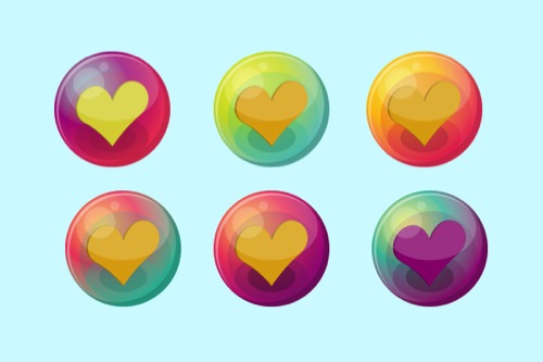 Colección de iconos o recursos gráficos para el día de San Valentin gratis 106