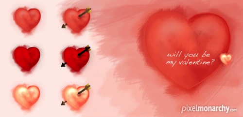 Colección de iconos o recursos gráficos para el día de San Valentin gratis 112