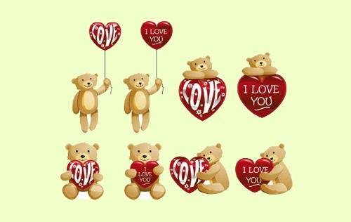 Colección de iconos o recursos gráficos para el día de San Valentin gratis 116