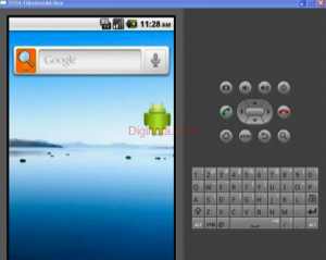 Pantalla principal emulador Android