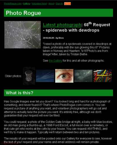 Photorogue - Original Photos by Request