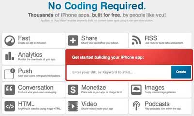 Quieres crear una APP para iPhone y no sabes nada de código ya puedes con AppMkr 9