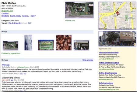 Ficha de empresa en Google Places