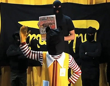secuestraron a ronald, la mascota de MCDONALD'S