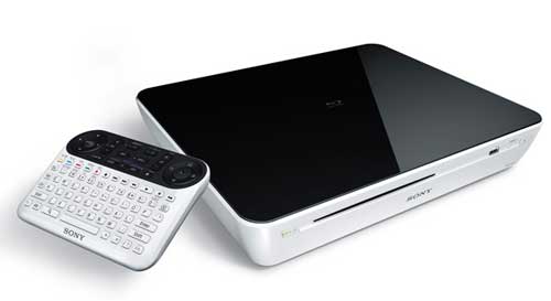 Sony Blu-ray y teclado para Google TV