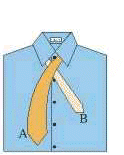 nudo de corbata simple