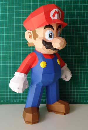 5 paper toys geeks para los amantes de Mario Bros (Figuras de Papel) 1