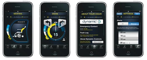 Desarrollan un sistema de control remoto de sillas de ruedas con el iPhone 5
