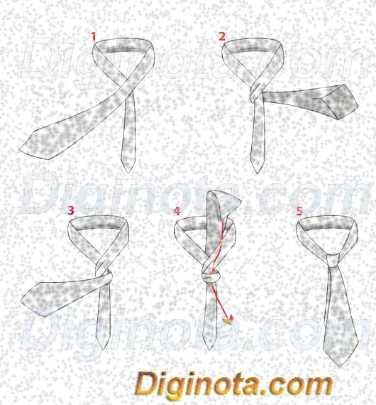 nudo de corbata simple