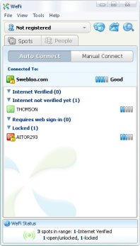 WeFi: Rastreador de Red Inalámbrica WiFi 5