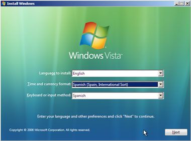 Truco Instalar Windows Vista Idioma