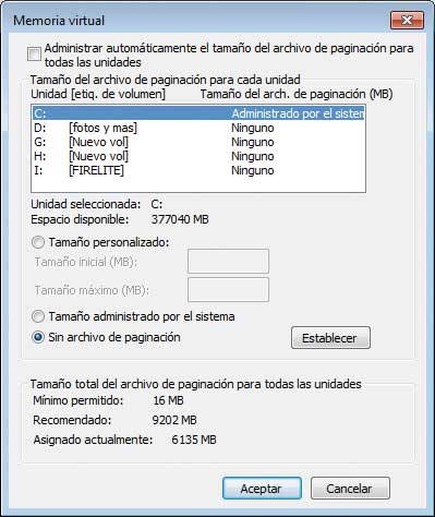 Trucos para optimizar el sistema en Windows 7 parte 1 7
