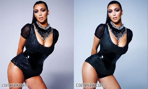 exceso de Photoshop en las fotografías