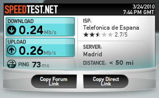 Cómo se calcula la velocidad de una línea ADSL 23
