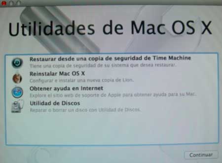 Cómo regresar de Mac OS X Lion a Snow Leopard 3