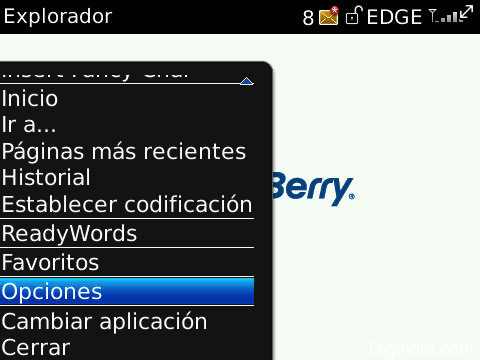 Cómo hacer para mejorar o subir la velocidad de navegar por internet de los Blackberry ´s (mini-guia con imágenes) 31