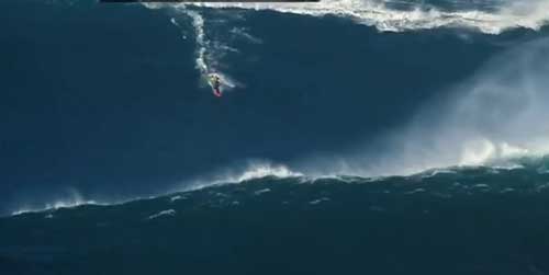 Surfista cabalga ola de 90 pies (récord mundial) video 3