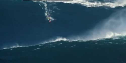 Surfista cabalga ola de 90 pies (récord mundial) video 7