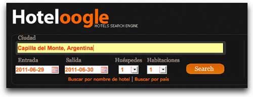 Sencillo pero potente buscador de hoteles en linea : Hoteloogle 56