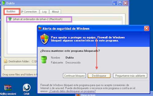 Como compartir archivos entre Windows, MAC y Linux facilmente con: Dukto 38