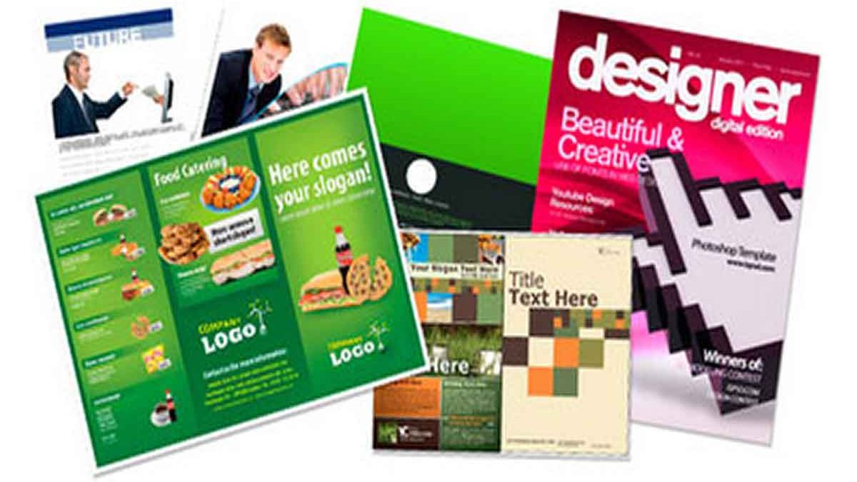 30 plantillas para brochures en PSD o trípticos, dípticos,carpetas,catalogos 1