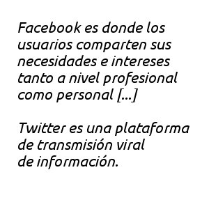 Que diferencias hay entre redes sociales Facebook y red de contenido Twitter 31