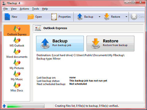 Cómo hacer copias de seguridad de archivos y carpetas con FBackup 1