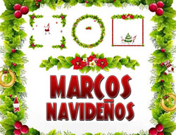 Descarga Marcos Navideños En Vectores 9