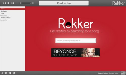 Otro sitio para escuchar musica online gratis sin descargar en Rokker.fm 49