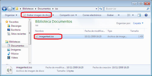 Cómo hacer para grabar un archivo .ISO en windows 7 sin software de terceros en forma nativa 11