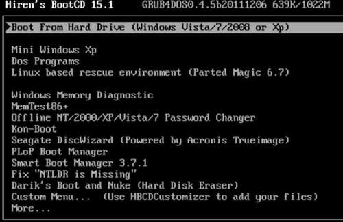 Descargar Hirens Boot ultima versión y Como pasar Hirens Boot a un pendrive, memoria USB, SD o micro SD desde Windows 8, 7, Vista y XP 131