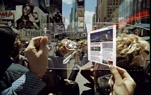 Pantalla AMOLED 3D flexibles y transparente de Samsung 26