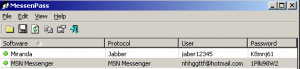 Programa para averiguar claves del messenger MSN live y hotmail Facil 18