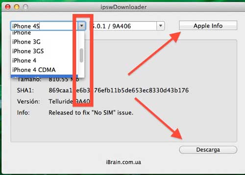 Asistente todo en uno para descargar todos los firmware y saber si mi iPhone, iPad o iPod se pueden desbloquear 6