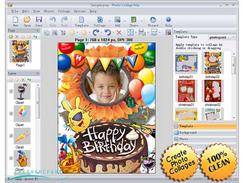 Crear collages, tarjetas de felicitación, calendarios con tus fotos favoritas en apenas unos clics. 1