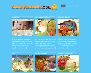 Excelente pagina web para hacer montajes y fotomontajes para bebes y niños fácilmente, gratis¡ 24