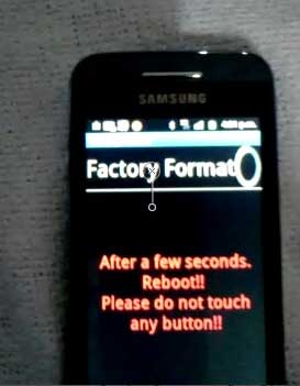 Formato al samsung galaxy