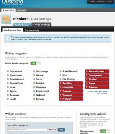 Controlando el acceso a internet a los más pequeños de la casa con: Qustodio 16