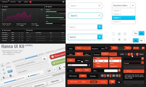 Recursos gráficos para crear interfaces e infografías, gratis descarga 9
