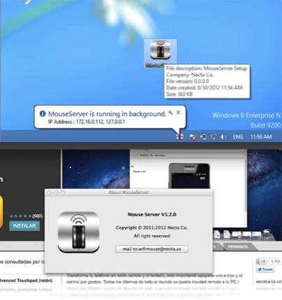 Usar un teléfono con Android como Mouse Inalámbrico en Windows y Mac gratis. 25