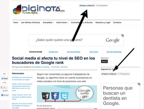 Cómo poner el botón Sígueme "Follow" de Twitter automático en una pagina 20