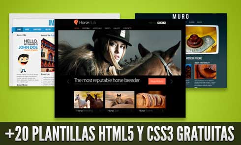 plantillas html5 y ccs