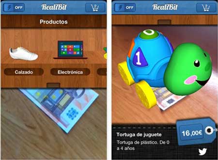 Visualiza en realidad aumentada los articulos en esta tienda: RealBit Store 8