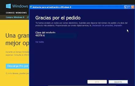 Windows 8 actualizar a original