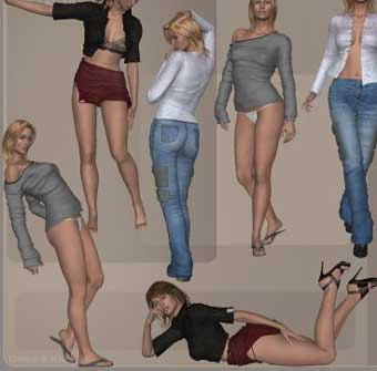 Poses para fotografiar modelos femeninos. 87