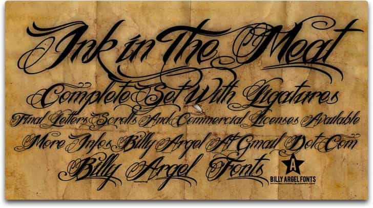 Ink in the meat