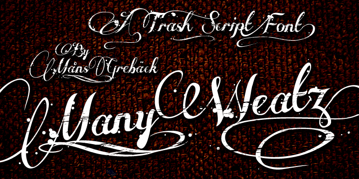 Many weatz font